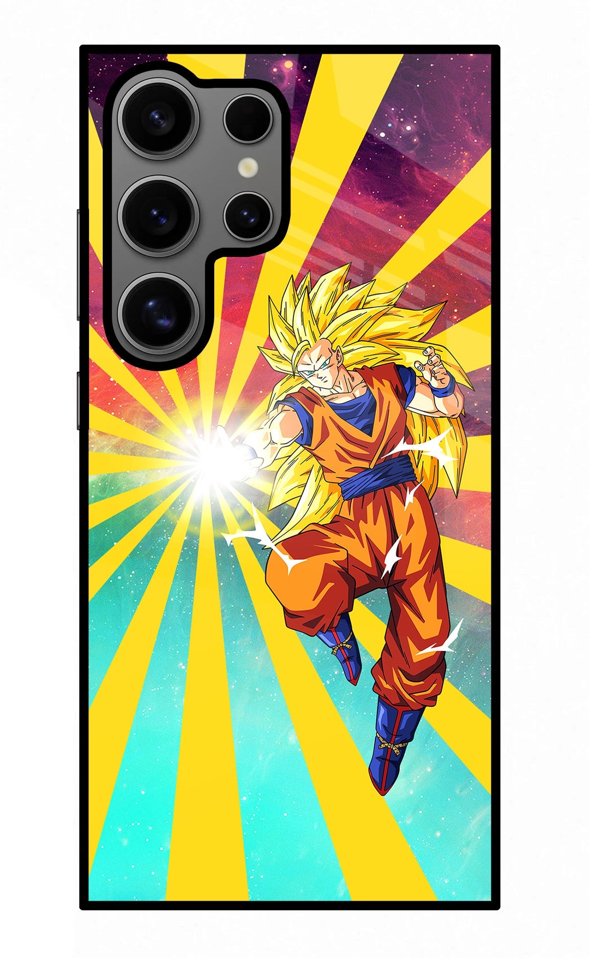 Goku Super Saiyan Samsung S24 Ultra Glass Case