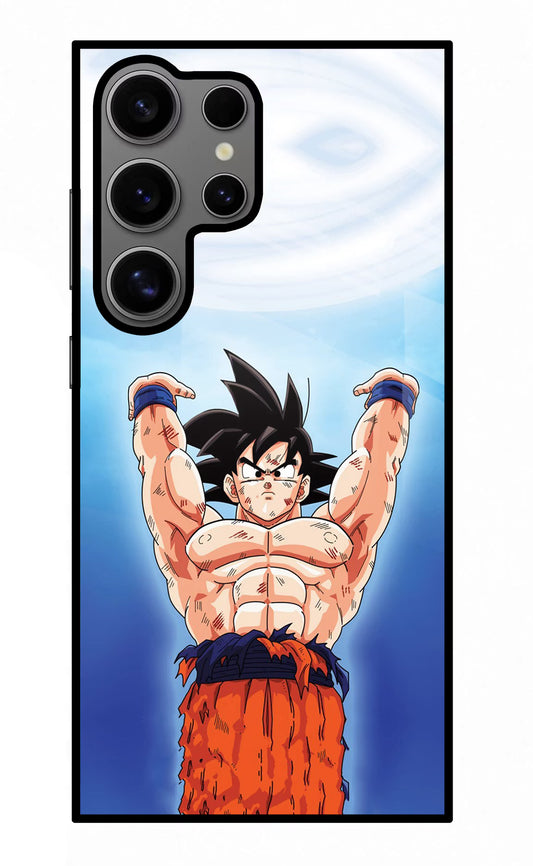 Goku Power Samsung S24 Ultra Glass Case