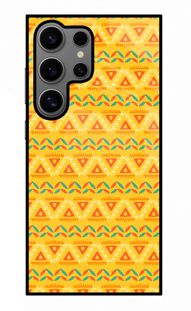 Tribal Pattern Samsung S24 Ultra Glass Case
