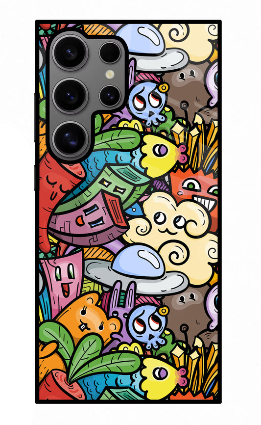 Veggie Doodle Samsung S24 Ultra Glass Case