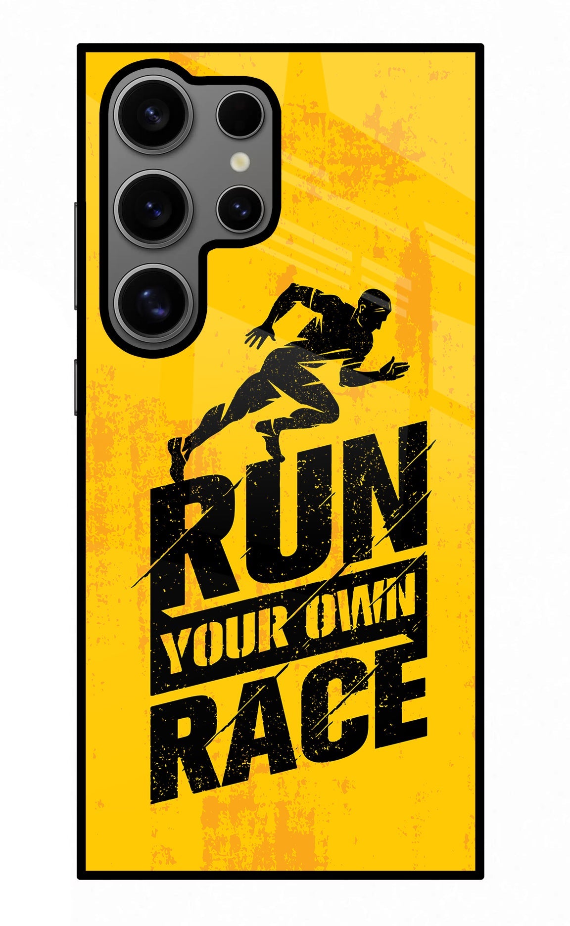 Run Your Own Race Samsung S24 Ultra Glass Case