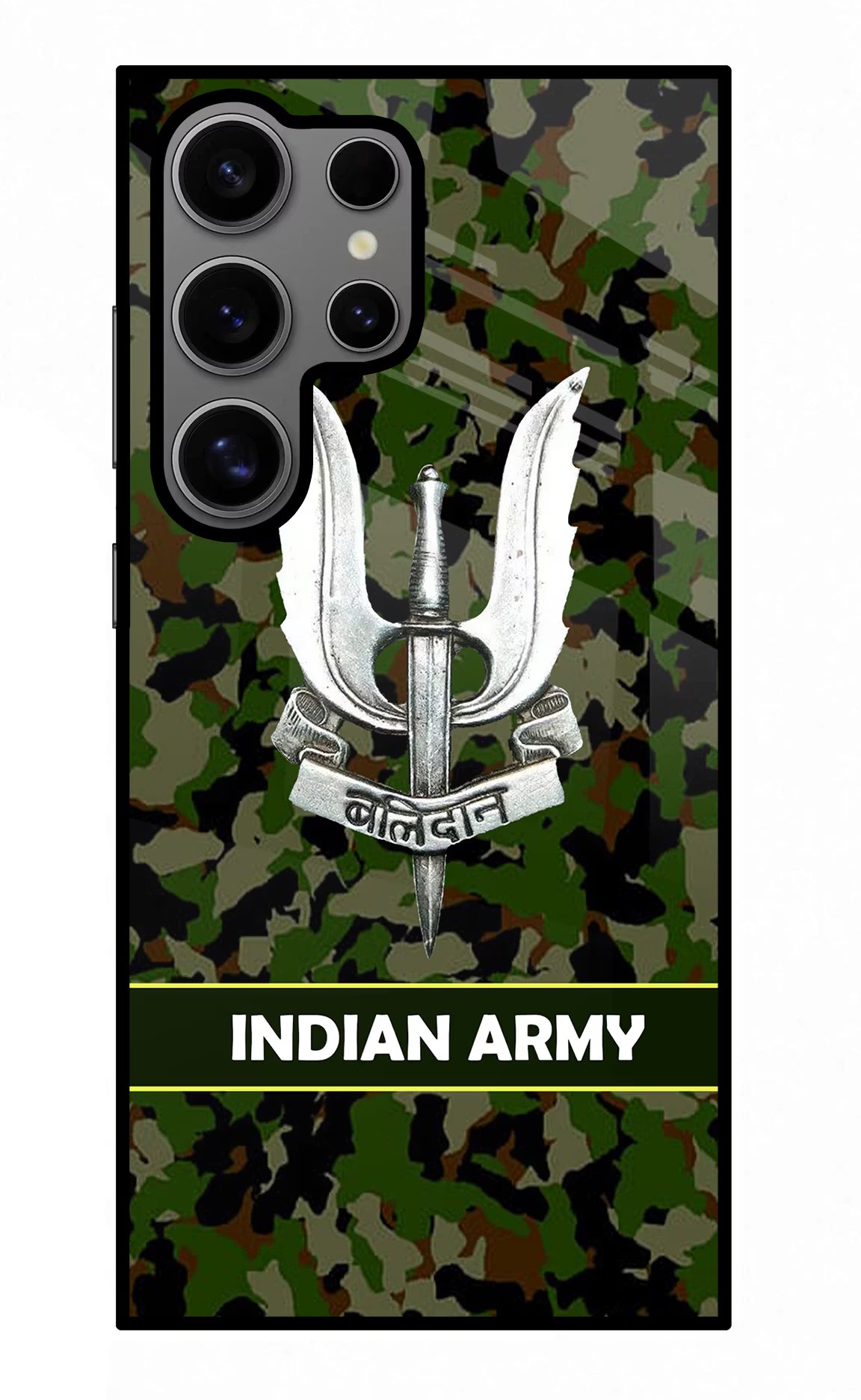Balidan Indian Logo Samsung S24 Ultra Glass Case Back Cover by Casekaro