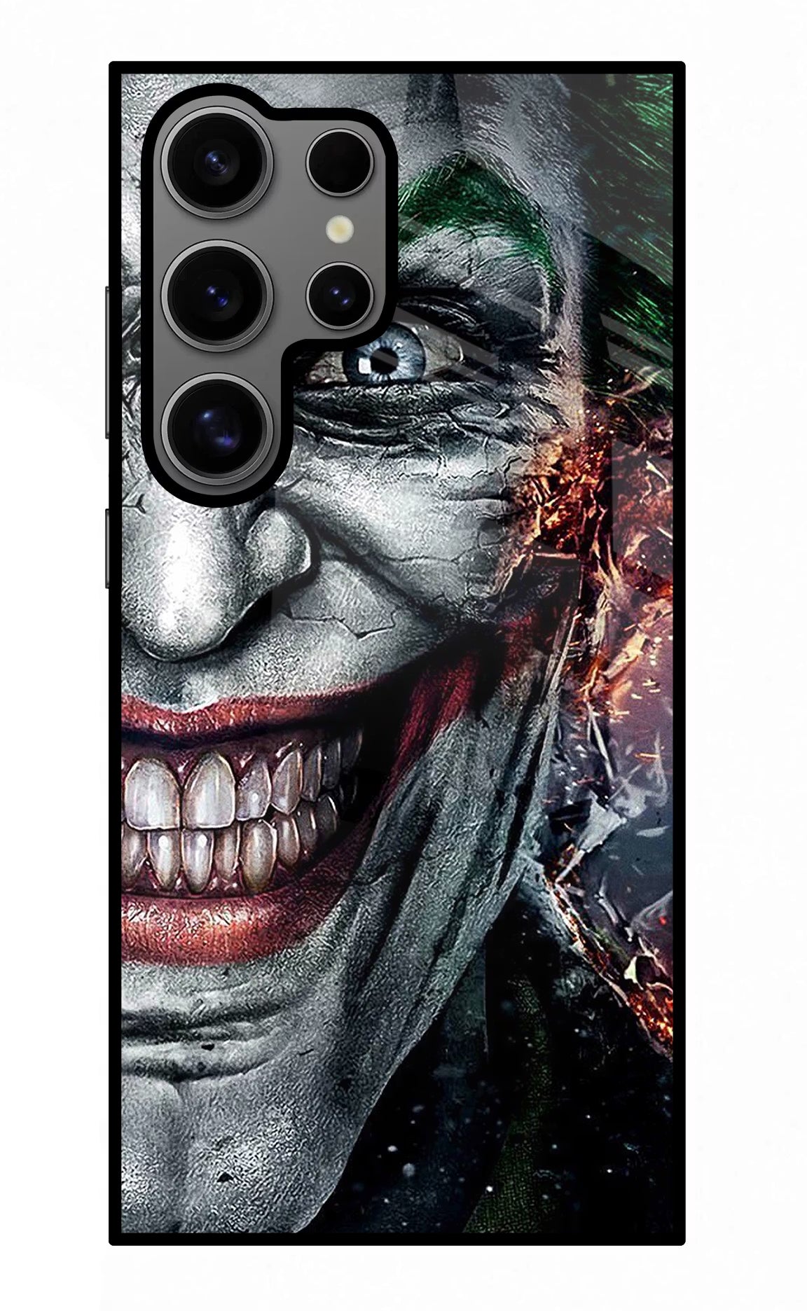 Joker Cam Samsung S24 Ultra Glass Case Back Cover by Casekaro