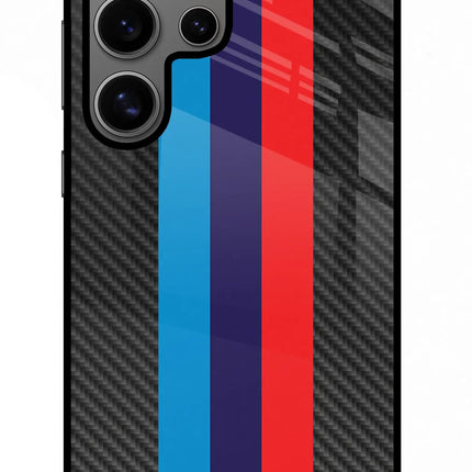 BMW Stripes Pattern Samsung S24 Ultra Glass Case