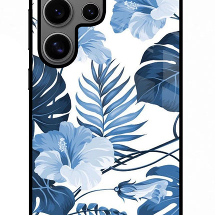 Fabric Art Samsung S24 Ultra Glass Case Back Cover by Casekaro