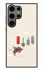 Bull Trading Momentum Samsung S24 Ultra Glass Case