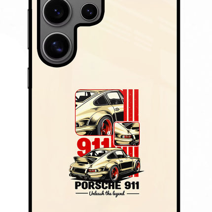 Classic Porsche 911 Samsung S24 Ultra Glass Case Back Cover by Casekaro