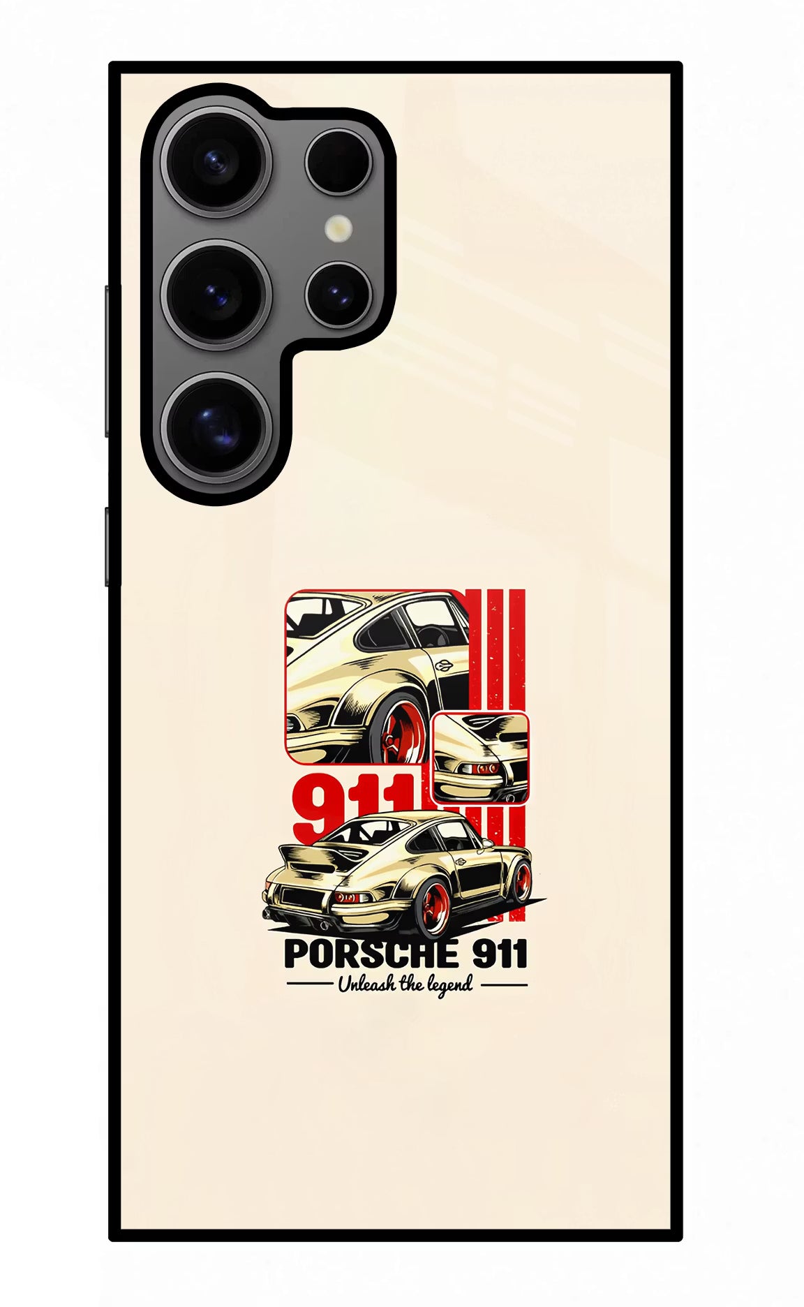 Classic Porsche 911 Samsung S24 Ultra Glass Case Back Cover by Casekaro