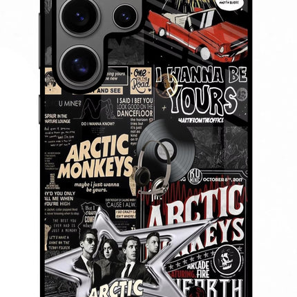 Arctic Monkeys Samsung S24 Ultra Glass Case Back Cover by Casekaro