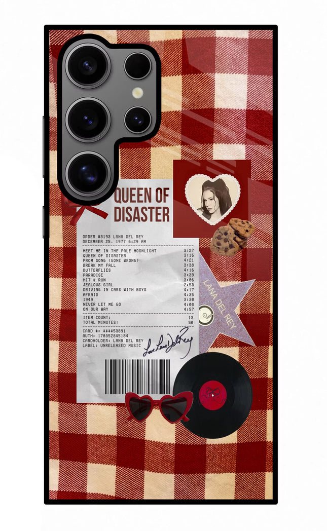 Queen of Disaster Samsung S24 Ultra Glass Case