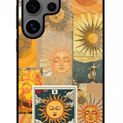 Sun Samsung S24 Ultra Glass Case Back Cover by Casekaro