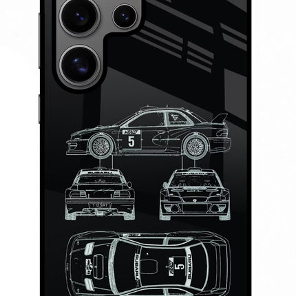 WRC'99 Samsung S24 Ultra Glass Case Back Cover by Casekaro