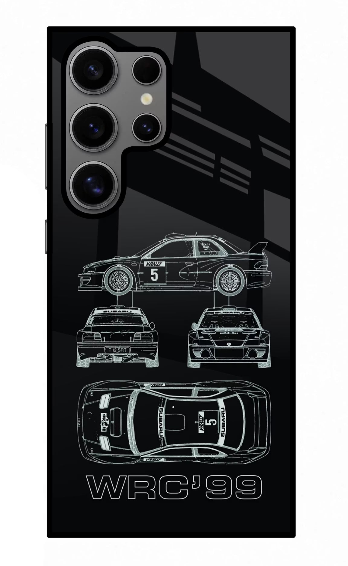 WRC'99 Samsung S24 Ultra Glass Case Back Cover by Casekaro