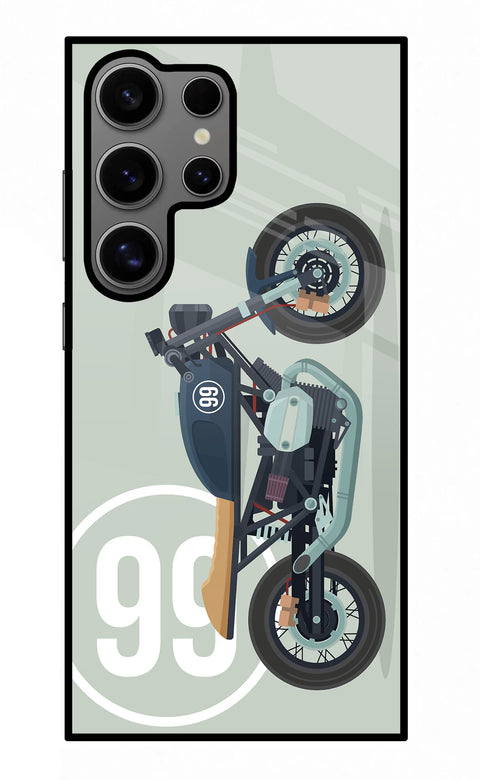 Classic Cafe Racer 99 Samsung S24 Ultra Glass Case