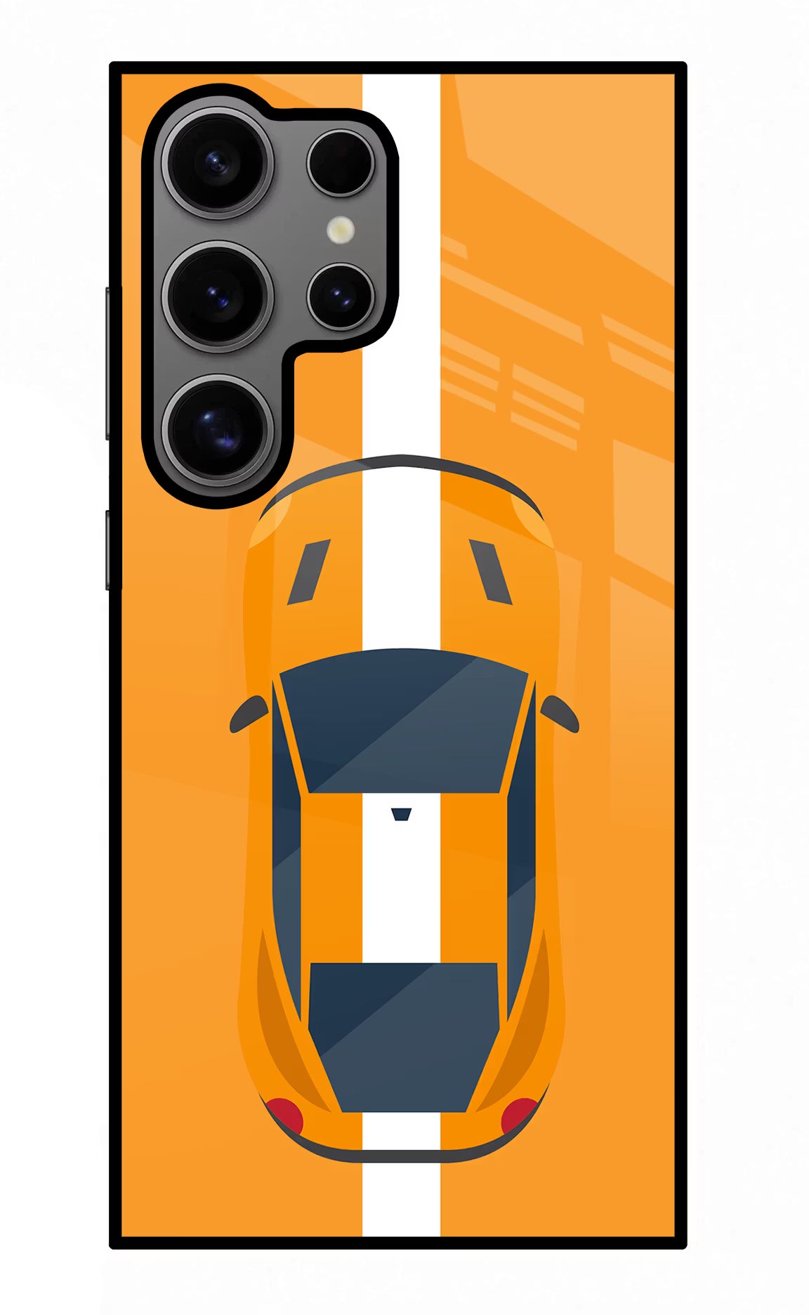 Highway Pursuit Samsung S24 Ultra Glass Case Back Cover by Casekaro