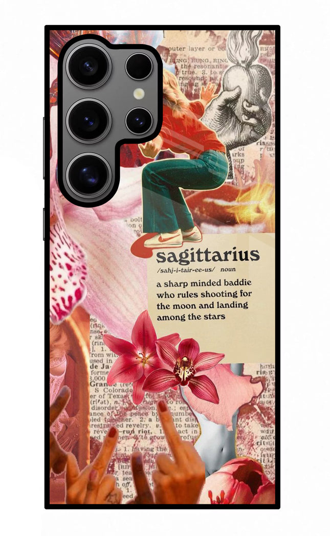 Sagittarius Zodiac Samsung S24 Ultra Glass Case