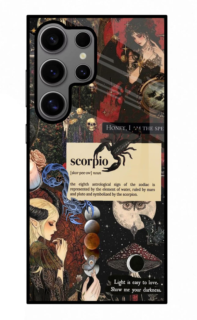 Scorpio Zodiac Samsung S24 Ultra Glass Case
