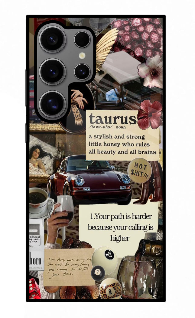 Taurus Zodiac Samsung S24 Ultra Glass Case