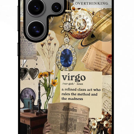 Virgo Zodiac Samsung S24 Ultra Glass Case Back Cover by Casekaro