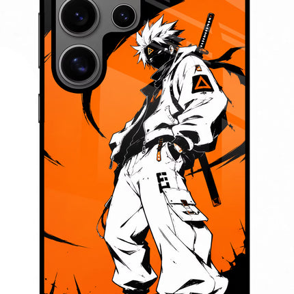 Street Samurai  Samsung S24 Ultra Glass Case Back Cover by Casekaro