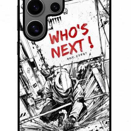 Who's Next Samsung S24 Ultra Glass Case Back Cover by Casekaro