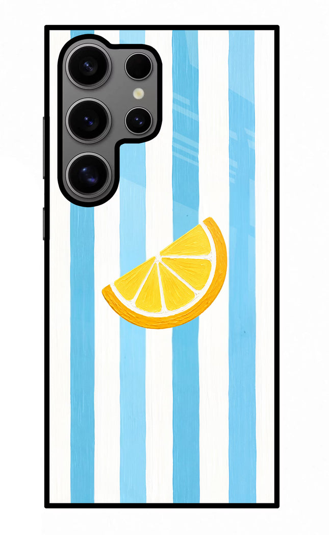 Summer Lemon Samsung S24 Ultra Glass Case