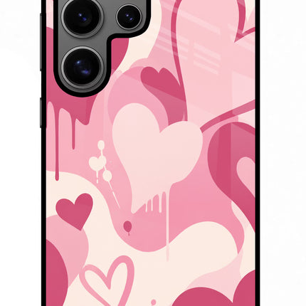 Hearty case Samsung S24 Ultra Glass Case Back Cover by Casekaro