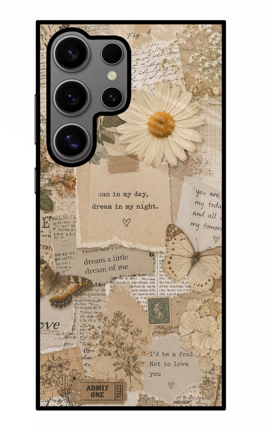 Vintage case Samsung S24 Ultra Glass Case