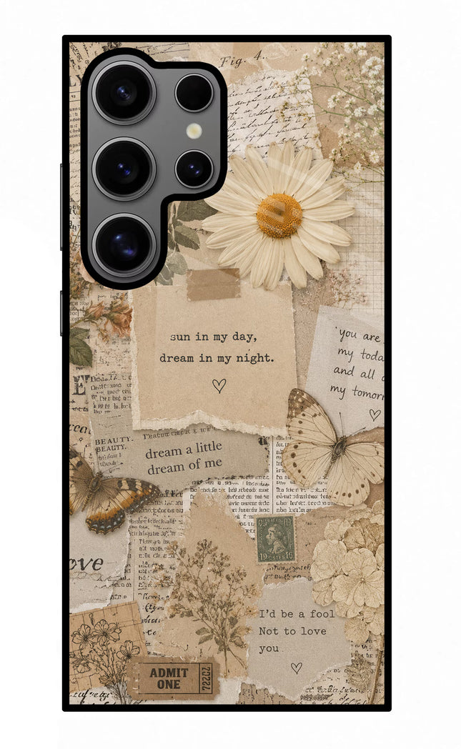 Vintage case Samsung S24 Ultra Glass Case