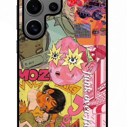 Funkover Samsung S24 Ultra Glass Case Back Cover by Casekaro