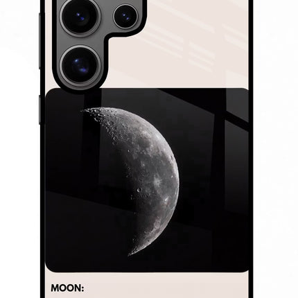 Moon Phase Samsung S24 Ultra Glass Case Back Cover by Casekaro