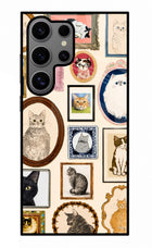 Mirror Cats Samsung S24 Ultra Glass Case