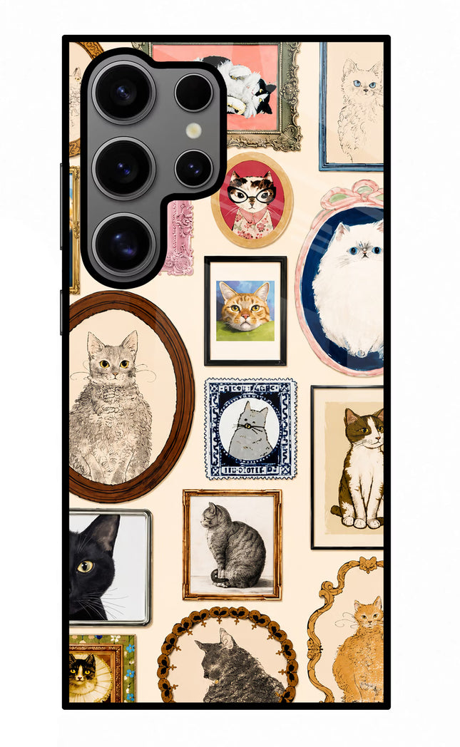 Mirror Cats Samsung S24 Ultra Glass Case