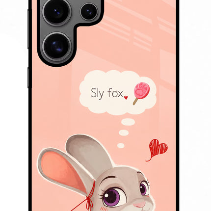 Judy Charm Samsung S24 Ultra Glass Case Back Cover by Casekaro