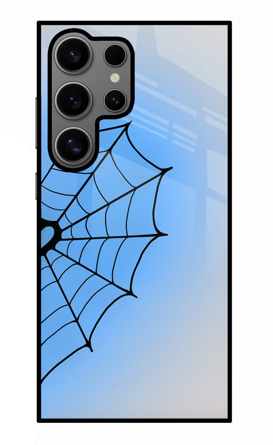 Blue Web Samsung S24 Ultra Glass Case