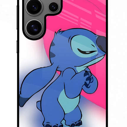 Stitch Hug Samsung S24 Ultra Glass Case