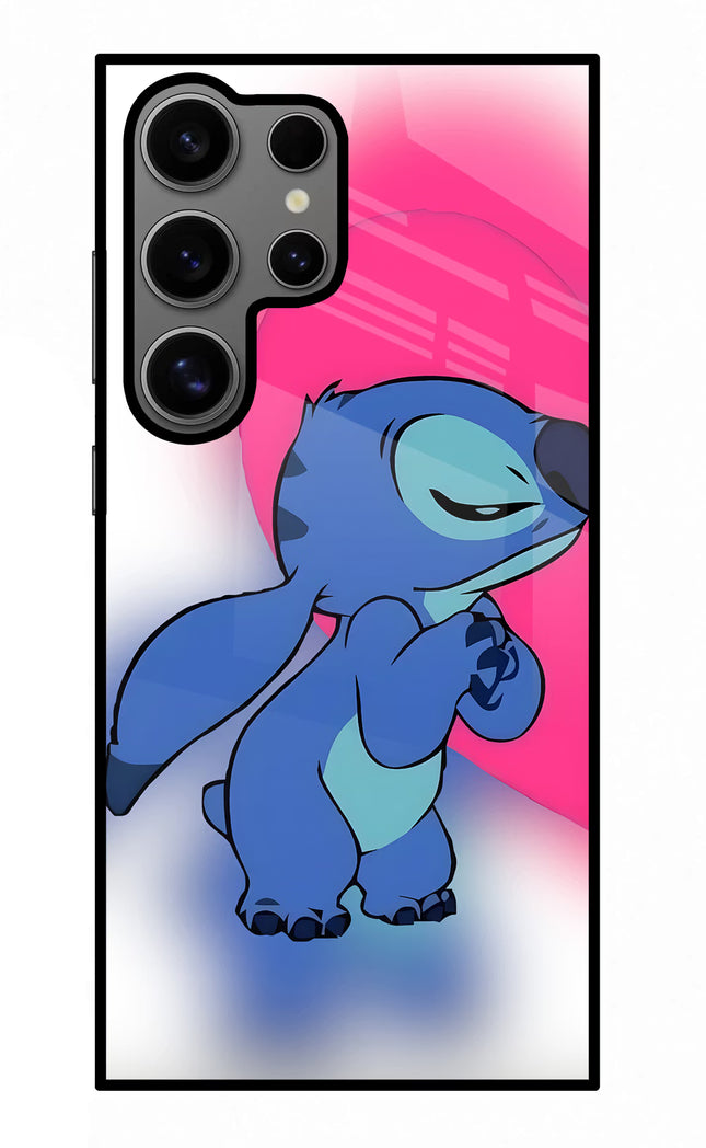 Stitch Hug Samsung S24 Ultra Glass Case