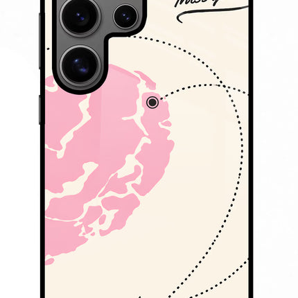 Miss Orbit Samsung S24 Ultra Glass Case Back Cover by Casekaro