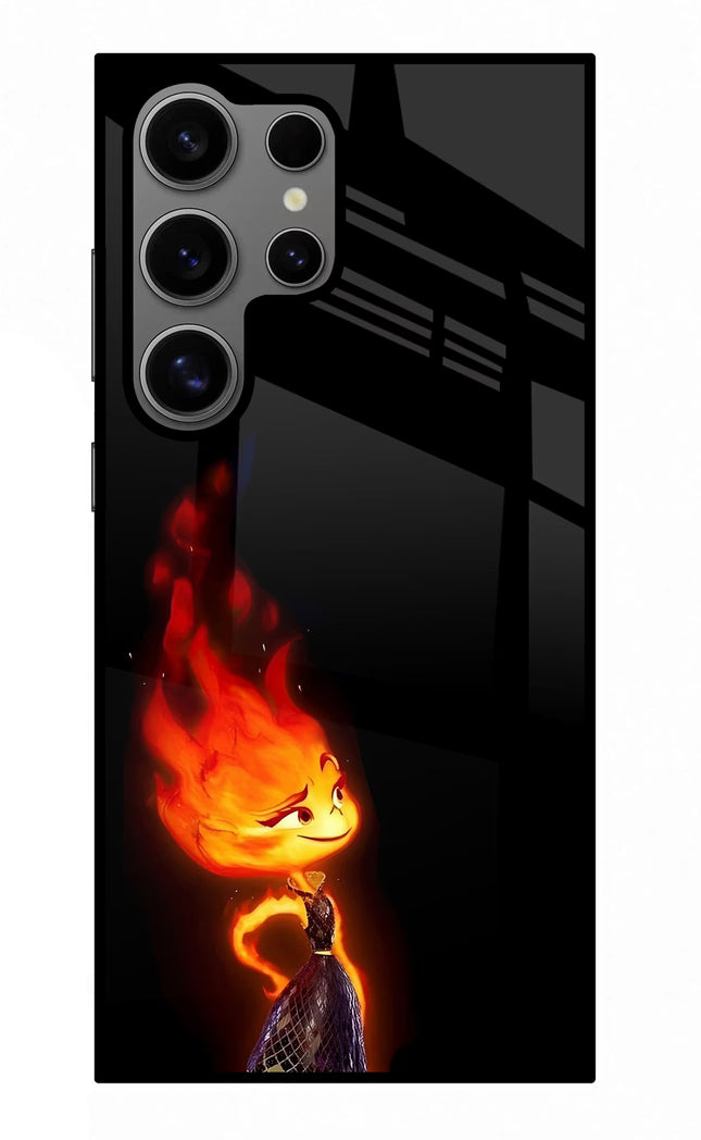 Ember Flame Samsung S24 Ultra Glass Case