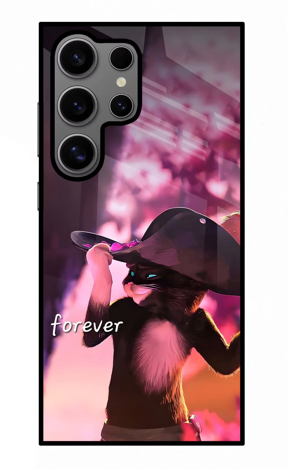 Forever Cat Samsung S24 Ultra Glass Case