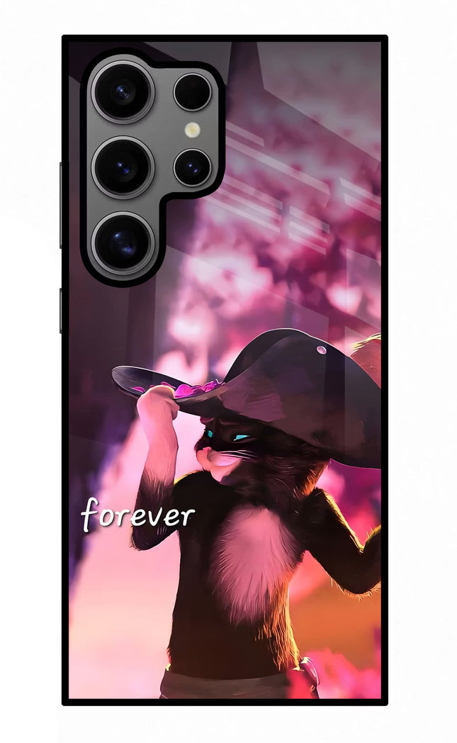 Forever Cat Samsung S24 Ultra Glass Case