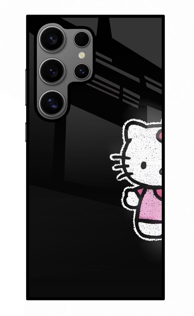 Kitty Charm Samsung S24 Ultra Glass Case