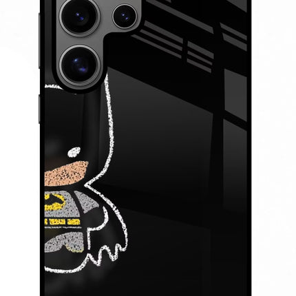 Bat Kitty Samsung S24 Ultra Glass Case Back Cover by Casekaro