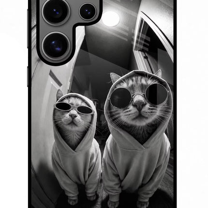 Hood Cats Samsung S24 Ultra Glass Case