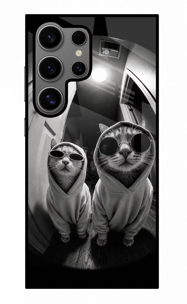 Hood Cats Samsung S24 Ultra Glass Case