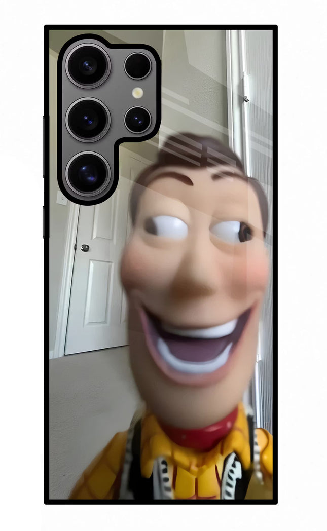 Side Eye Woody Samsung S24 Ultra Glass Case
