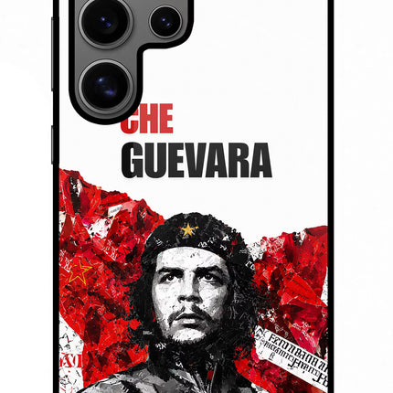 Che Guevara Revolution Samsung S24 Ultra Glass Case Back Cover by Casekaro
