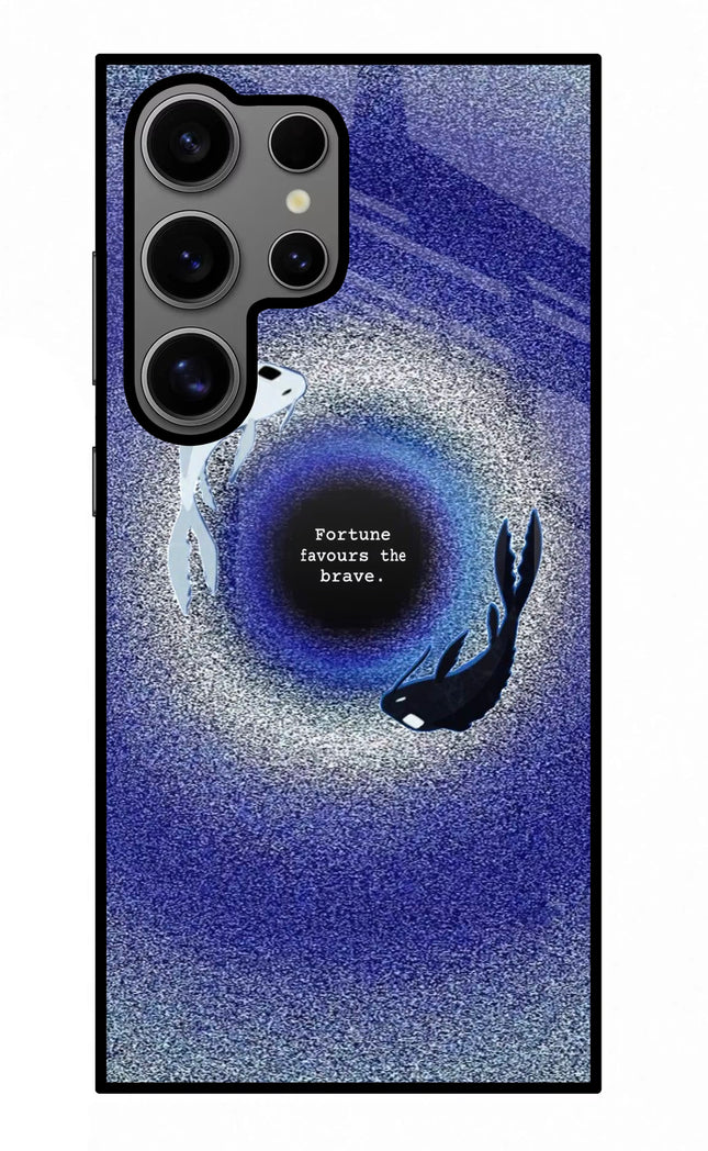 Dark Koi Samsung S24 Ultra Glass Case