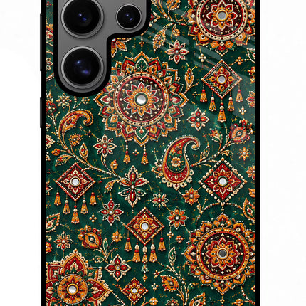 Green Pataka Samsung S24 Ultra Glass Case