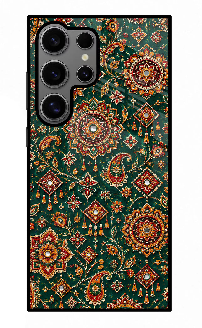 Green Pataka Samsung S24 Ultra Glass Case
